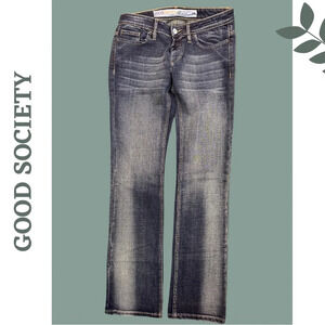 Good Society Women’s Bootcut Jeans Blue Denim Sustainable Organic Size 29